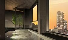 不忍池を臨む最上階の露天風呂付大浴場