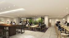 「INTERGATE HOTELS」の特色であるインターゲートラウンジ。